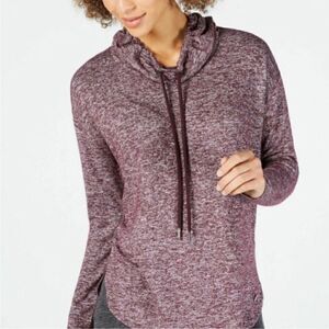 Calvin Klein Performance Cowl Neck Drawstring Quick Dry Lightweight